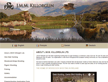 Tablet Screenshot of jmmhunting.com